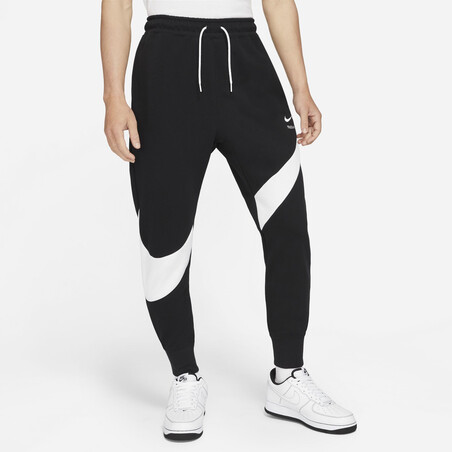 Pantalon survêtement Nike Tech Fleece noir blanc