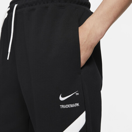 Pantalon survêtement Nike Tech Fleece noir blanc