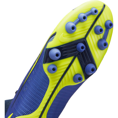 Nike Mercurial Superfly 8 Elite AG bleu jaune