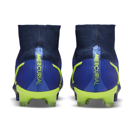 Nike Mercurial Superfly 8 Elite FG bleu jaune