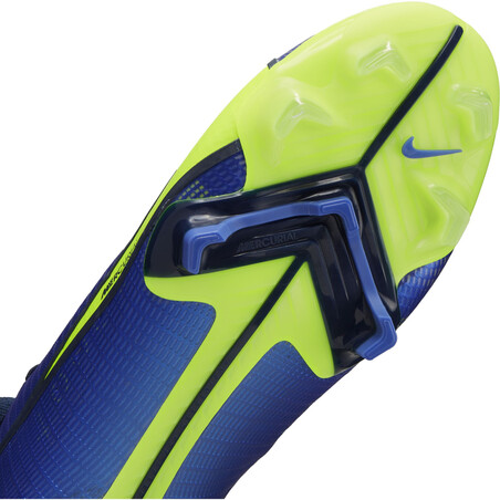 Nike Mercurial Superfly 8 Elite FG bleu jaune