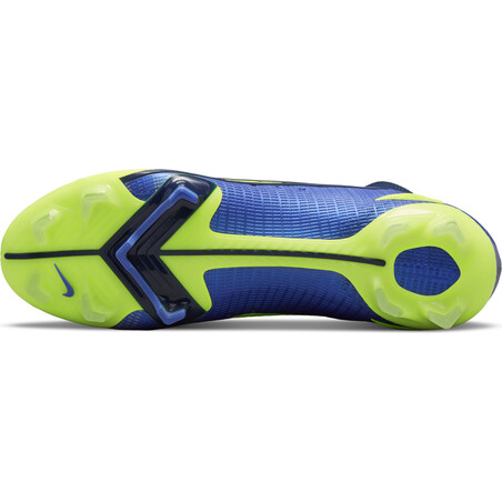 Nike Mercurial Superfly 8 Elite FG bleu jaune