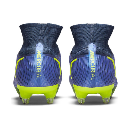 Nike Mercurial Superfly 8 Elite SG Anti-Clog bleu jaune