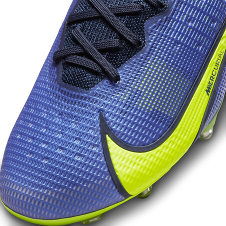 Nike Mercurial Superfly 8 Elite SG Anti-Clog bleu jaune