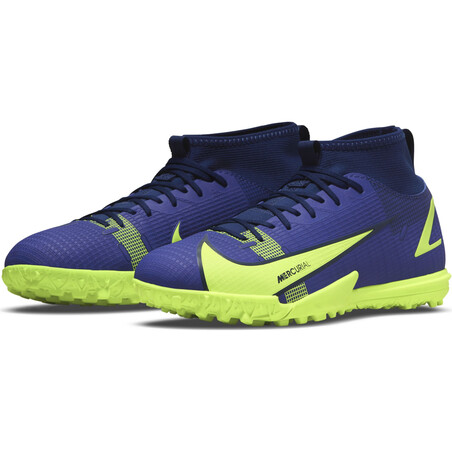 Nike Superfly 8 junior Academy Turf bleu jaune