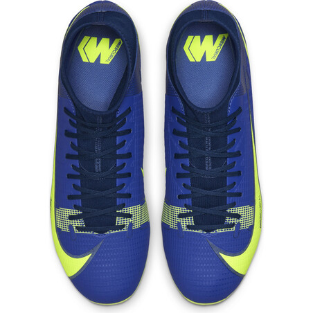 Nike Mercurial Superfly 8 Academy FG/MG bleu jaune