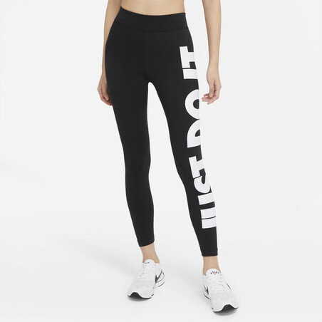 Legging Femme Nike "Just Do It" noir blanc