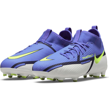 Nike Phantom GT2 junior montante Academy FG/MG bleu jaune
