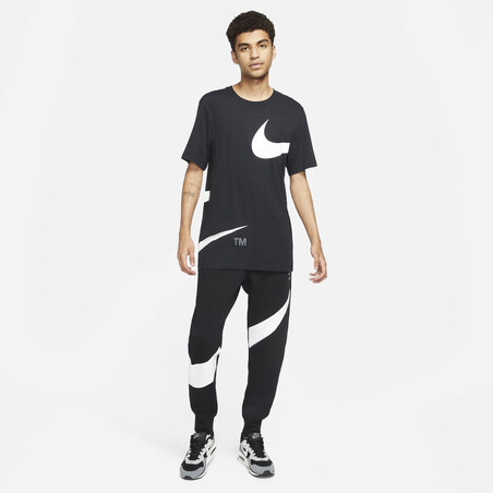 Pantalon survêtement Nike Tech Fleece noir blanc