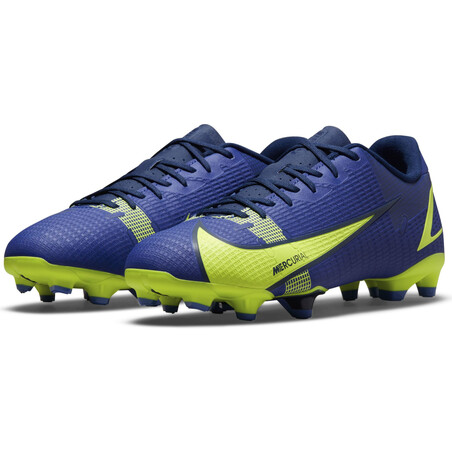 Nike Mercurial Vapor 14 junior Academy FG/MG bleu jaune