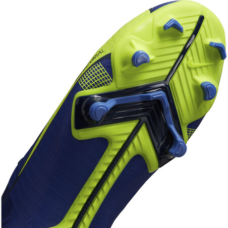 Nike Mercurial Vapor 14 junior Academy FG/MG bleu jaune