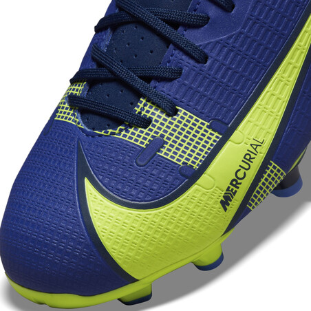 Nike Mercurial Vapor 14 junior Academy FG/MG bleu jaune