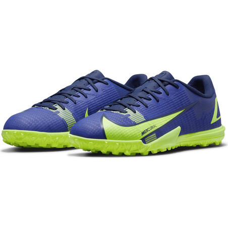 Nike Mercurial Vapor 14 junior Academy Turf bleu jaune