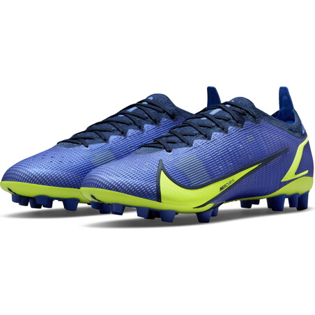 Nike Mercurial Vapor 14 Elite AG bleu jaune