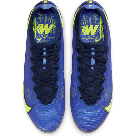Nike Mercurial Vapor 14 Elite AG bleu jaune