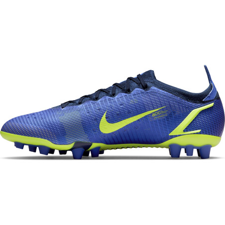 Nike Mercurial Vapor 14 Elite AG bleu jaune