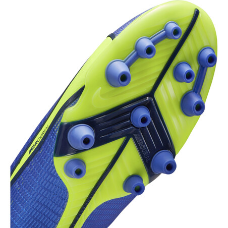 Nike Mercurial Vapor 14 Elite AG bleu jaune