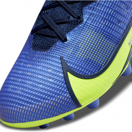 Nike Mercurial Vapor 14 Elite AG bleu jaune
