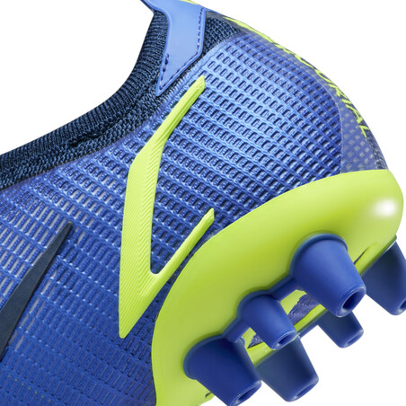 Nike Mercurial Vapor 14 Elite AG bleu jaune