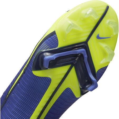Nike Mercurial Vapor 14 Elite FG bleu jaune