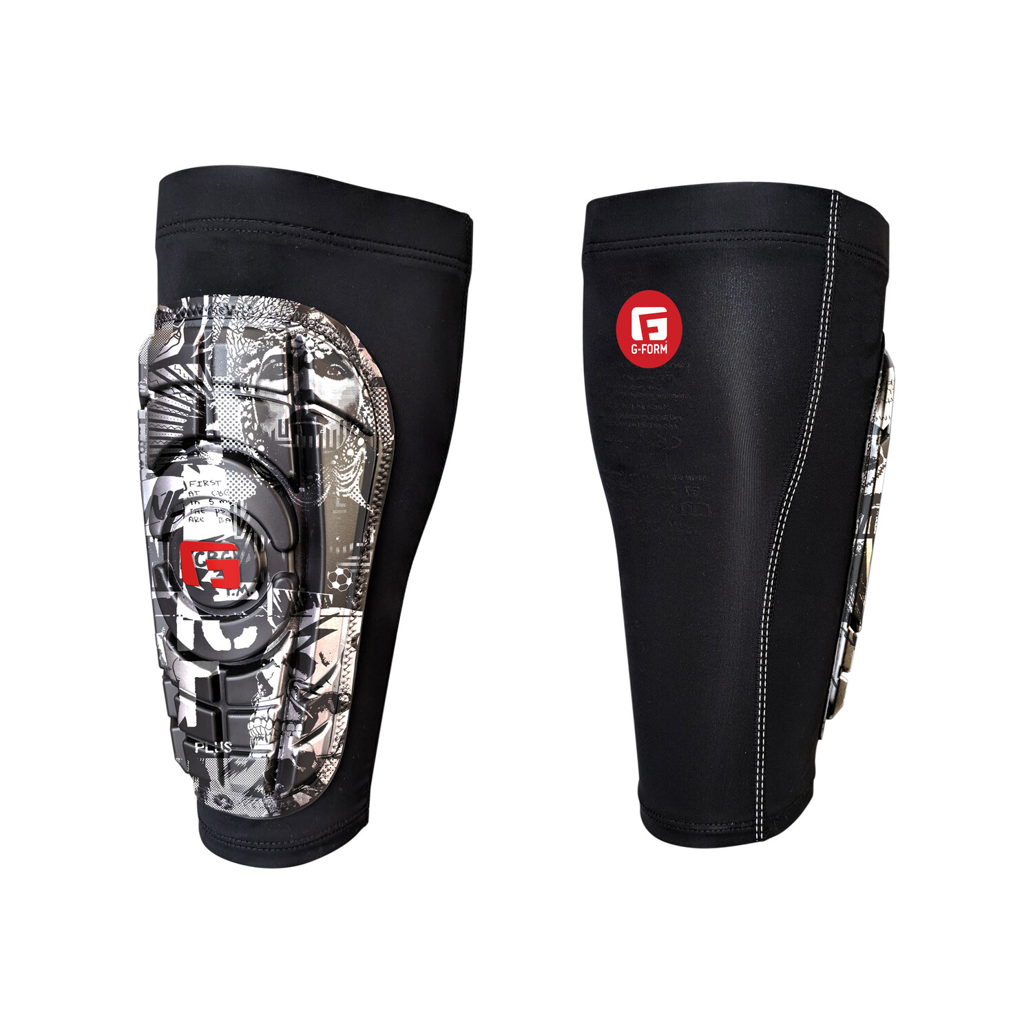 Protège-tibias junior G-form Pro-S Compact Street Art sur Foot.fr