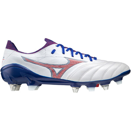 Mizuno Morelia Neo IIIB ElMIX SG blanc bleu