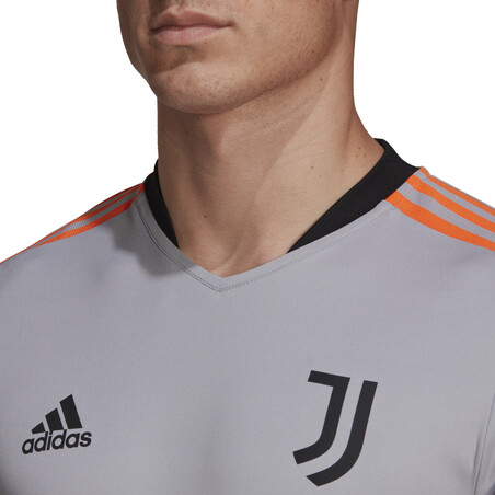 Maillot entraînement Juventus gris orange 2021/22