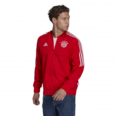 Veste survêtement Bayern Munich Anthem rouge 2022/23