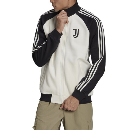 Veste survêtement Juventus ANJK blanc noir 2021/22