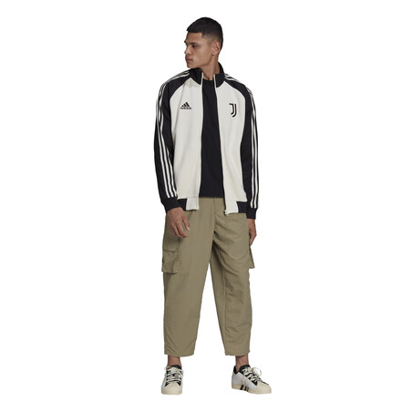 Veste survêtement Juventus ANJK blanc noir 2021/22