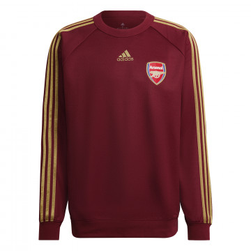Sweat Arsenal rétro rouge or 2021/22