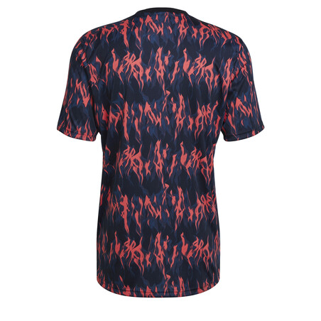 Maillot avant match Manchester United rouge noir 2021/22