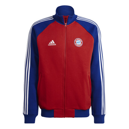 Veste survêtement Bayern Munich ANJK rouge bleu 2021/22