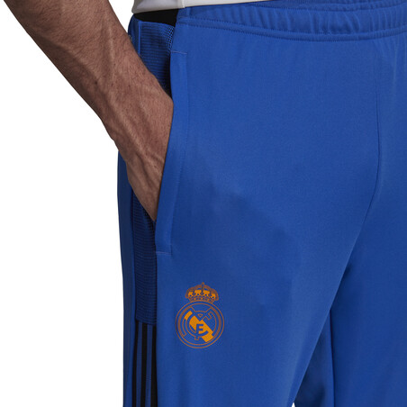 Pantalon survêtement Real Madrid bleu orange 2021/22
