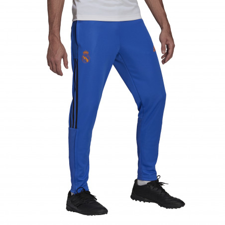 Pantalon survêtement Real Madrid bleu orange 2021/22