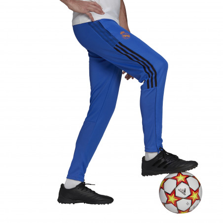 Pantalon survêtement Real Madrid bleu orange 2021/22