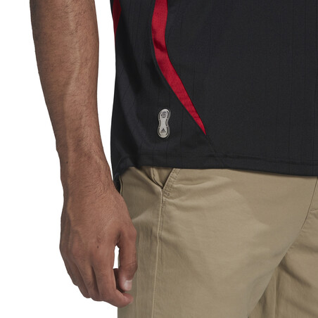 Maillot entraînement Manchester United rétro noir rouge 2021/22