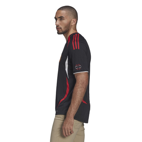 Maillot entraînement Manchester United rétro noir rouge 2021/22
