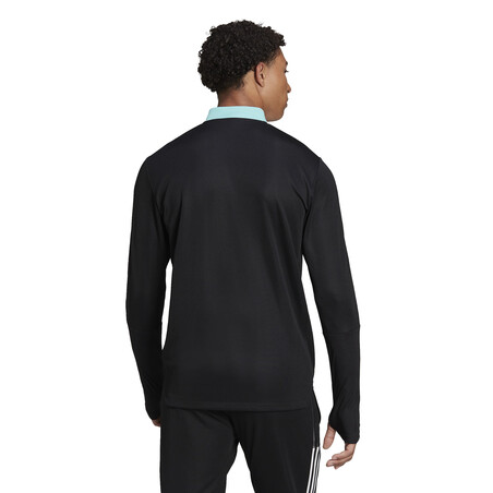 Sweat zippé Arsenal noir vert 2021/22