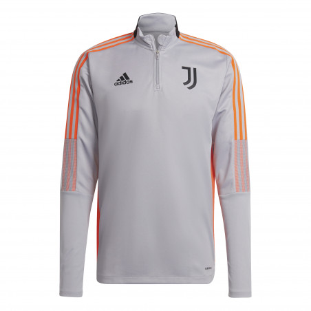 Sweat zippé Juventus gris orange 2021/22