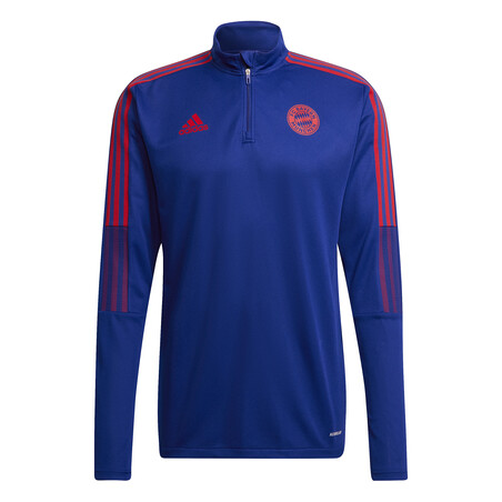 Sweat zippé Bayern Munich bleu rouge 2021/22