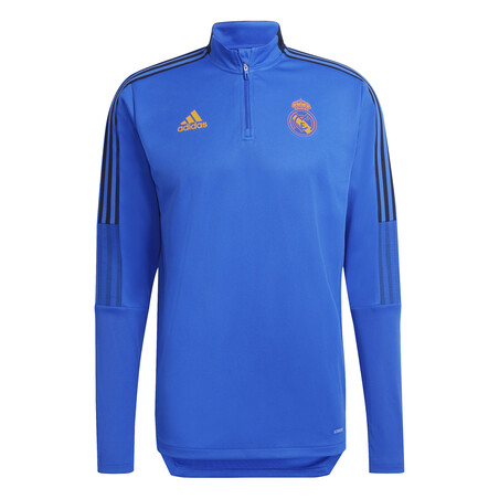 Sweat zippé Real Madrid bleu orange 2021/22