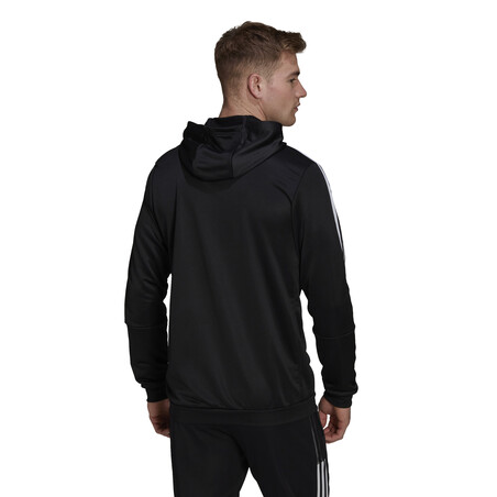 Sweat zippé à capuche Arsenal noir vert 2021/22