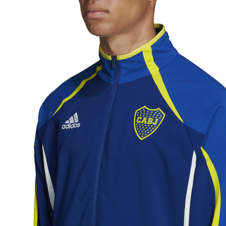 Veste survêtement Boca Juniors Retro bleu 2021/22