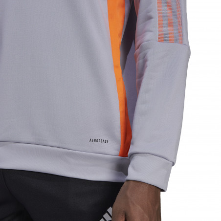 Sweat à capuche Juventus gris orange 2021/22