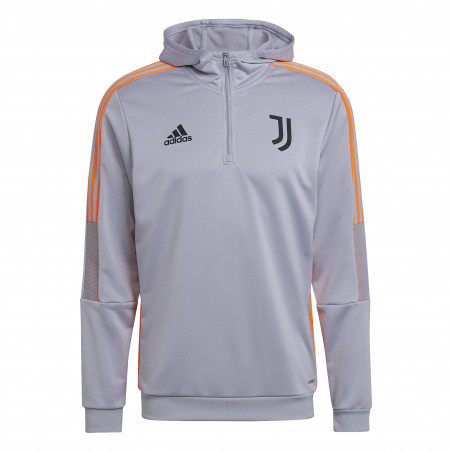Sweat à capuche Juventus gris orange 2021/22