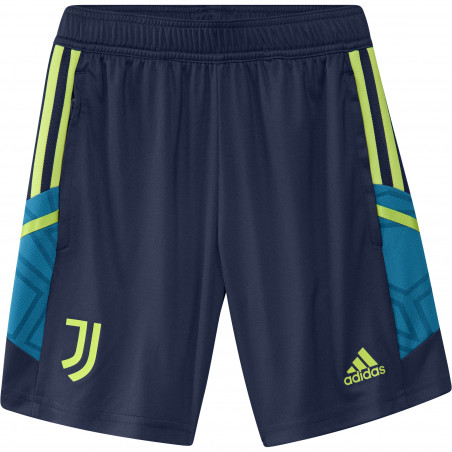 Short entraînement junior Juventus bleu vert 2022/23