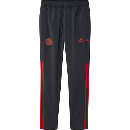 Pantalon survêtement junior Bayern Munich Woven noir rouge 2022/23