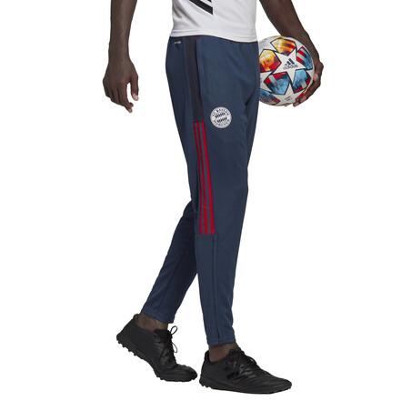 Pantalon survêtement Bayern Munich bleu rouge 2021/22