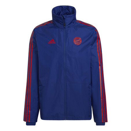 Veste imperméable Bayern Munich bleu rouge 2021/22